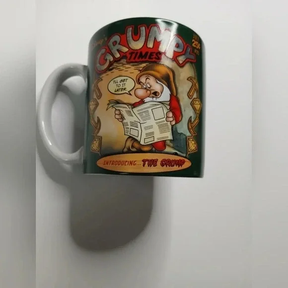 Disney Grumpy Time's Coffee/Tea Cup 16 ounces Snow White Disney Moody - Picture 4 of 6